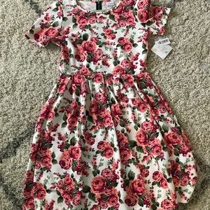 BNWT Lularoe Floral Amelia XL Unicorn 🦄